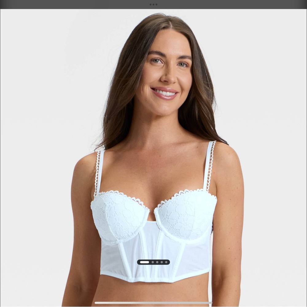Auden Women’s woven cotton lingerie corset